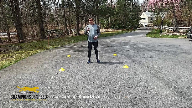 Acceleration: Drill #2 - Knee Drives